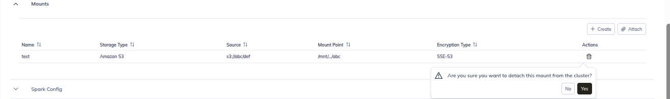 Detach Mount