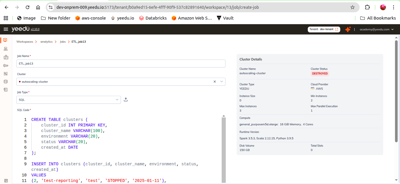 SQL Job